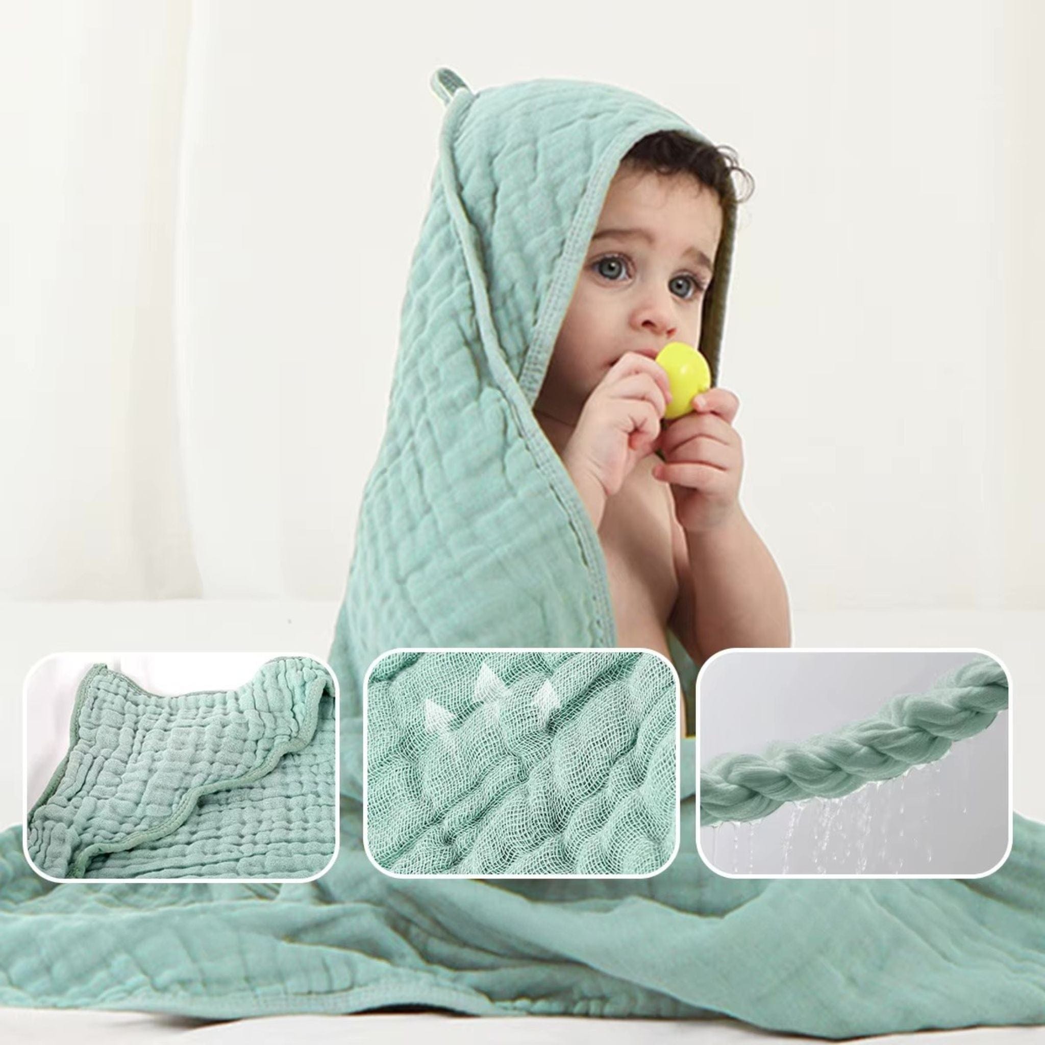 Cape de Bain Bébé 100% Coton