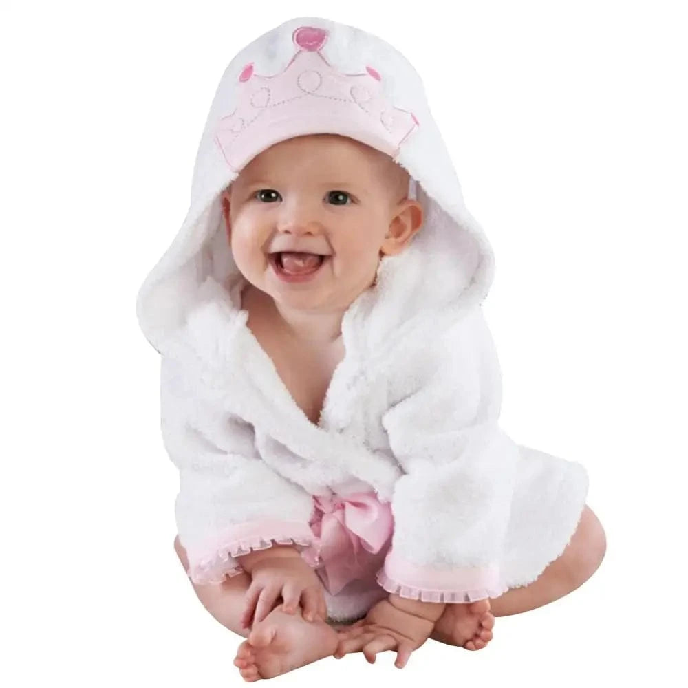 Cape de Bain Bébé Motifs Animaux