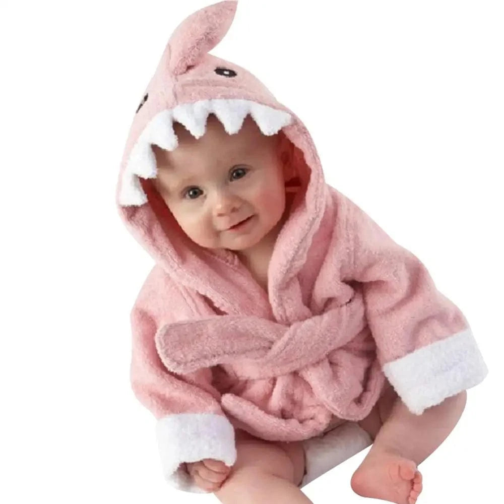Cape de Bain Bébé Motifs Animaux