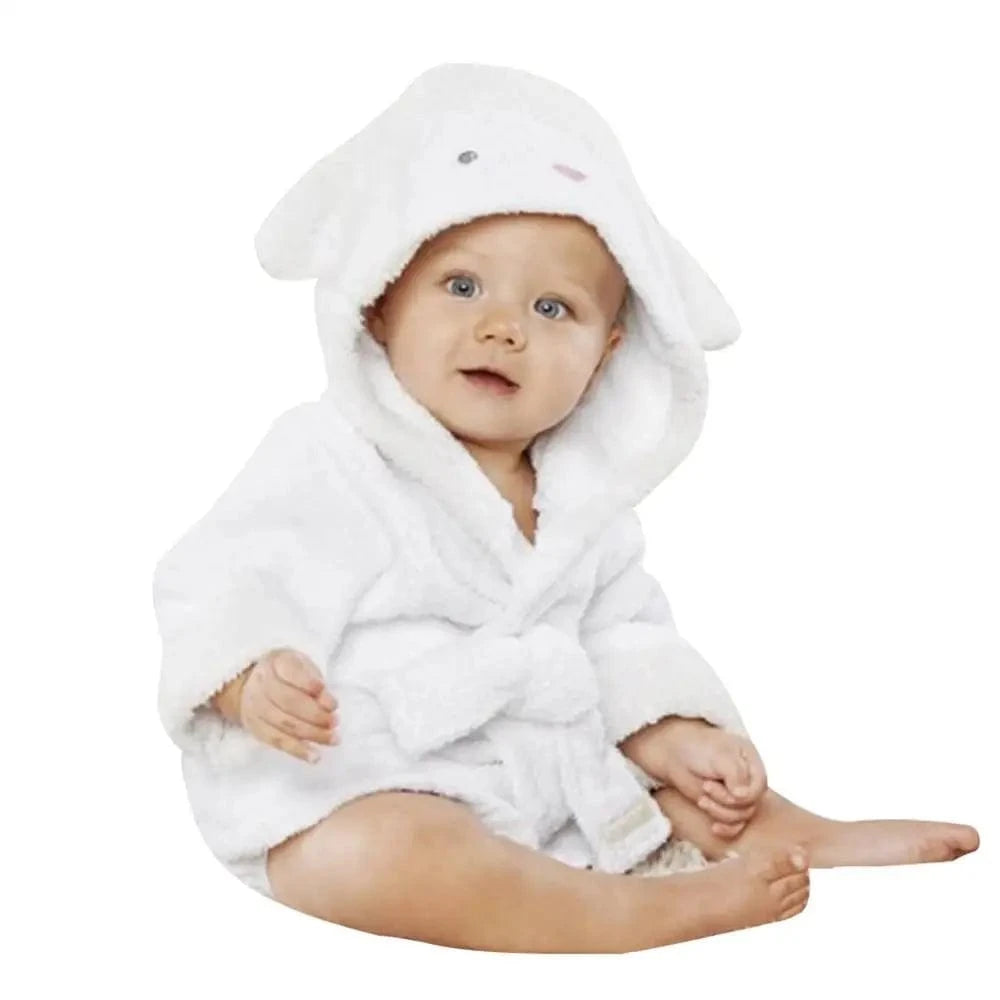 Cape de Bain Bébé Motifs Animaux