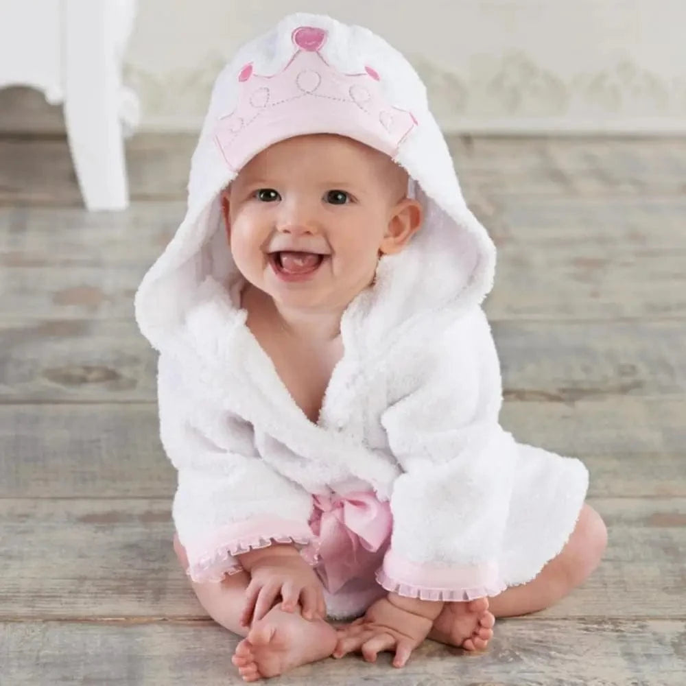 Cape de Bain Bébé Motifs Animaux