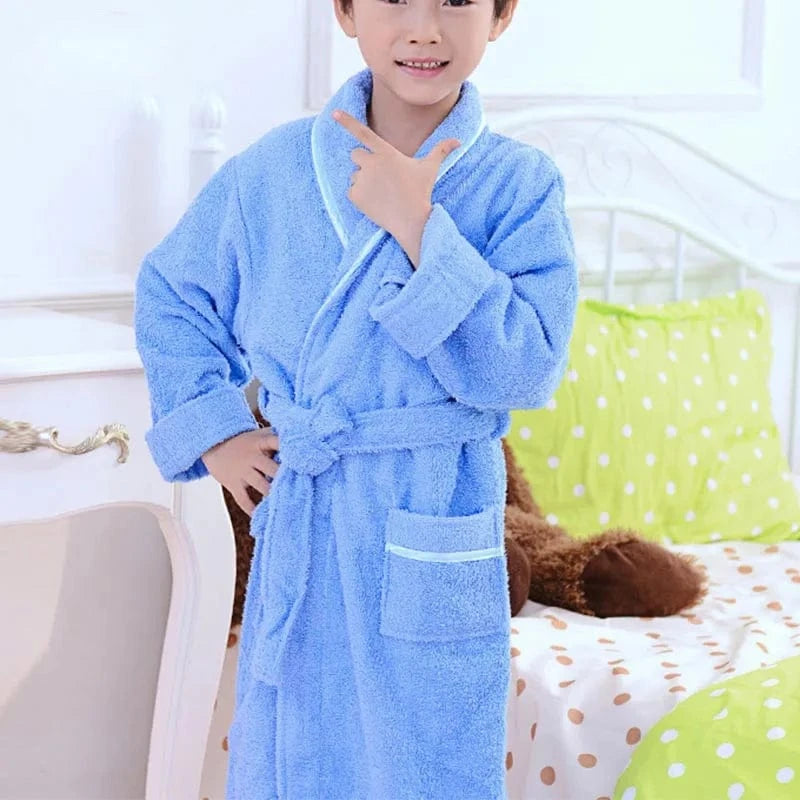 Peignoir de Bain Enfant Coton Épais