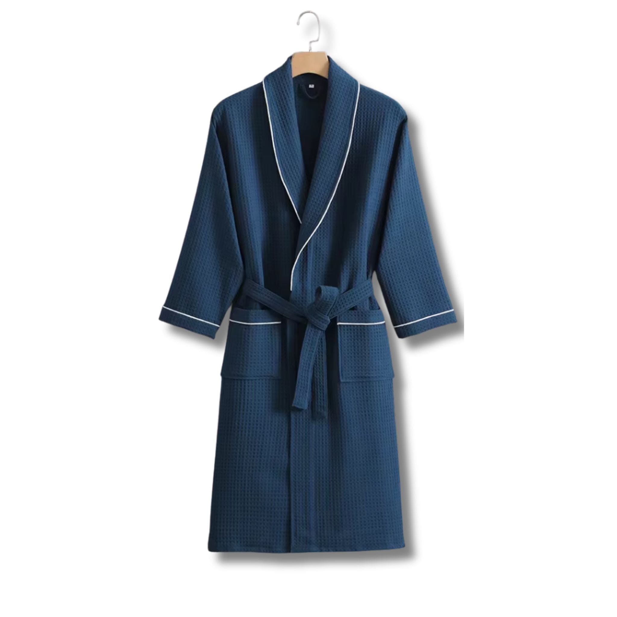 Peignoir de Bain Femme Coton Gaufré