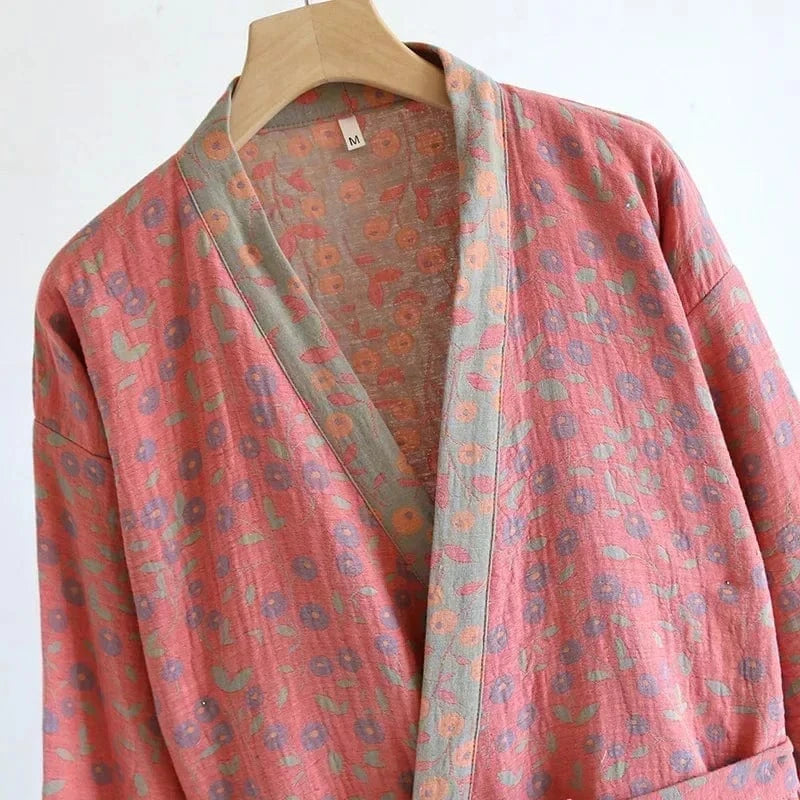 Peignoir Femme Kimono Coton