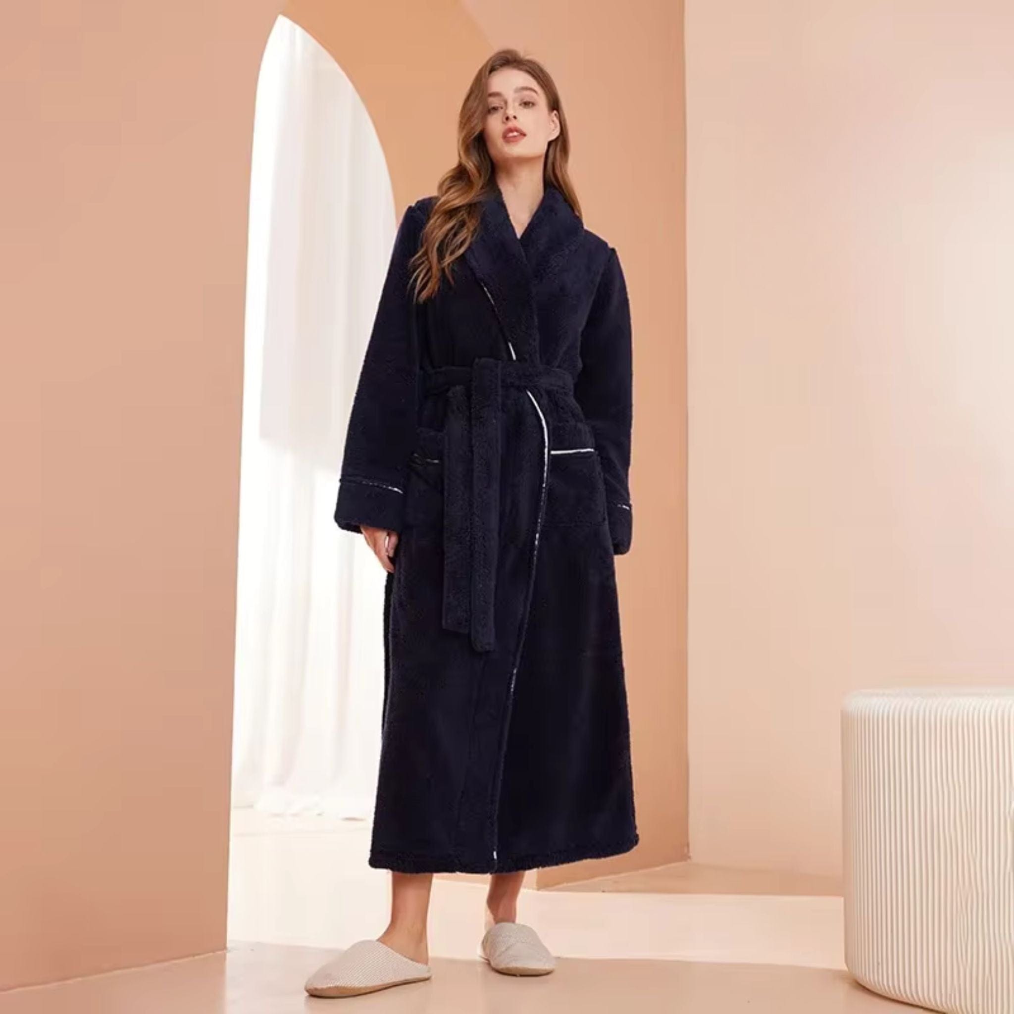 Peignoir Femme Polaire Long Hiver