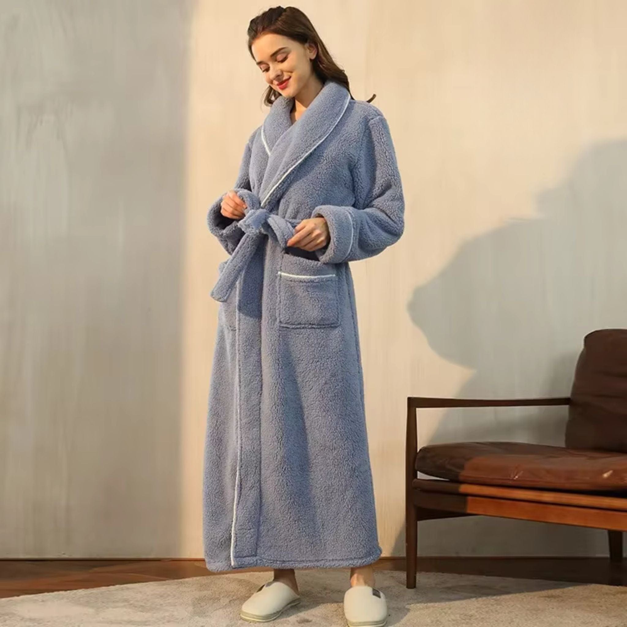 Peignoir Femme Polaire Long Hiver