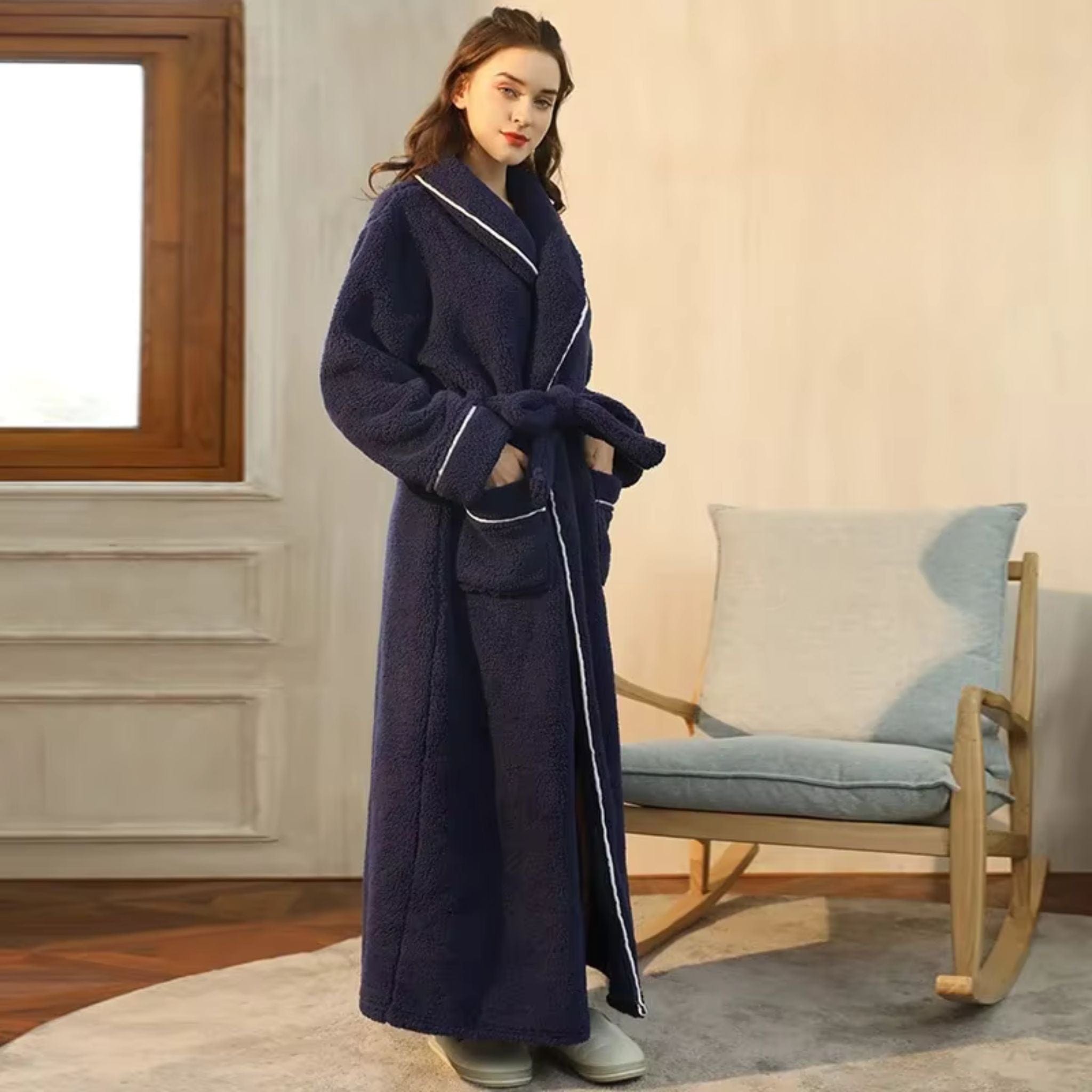 Peignoir Femme Polaire Long Hiver