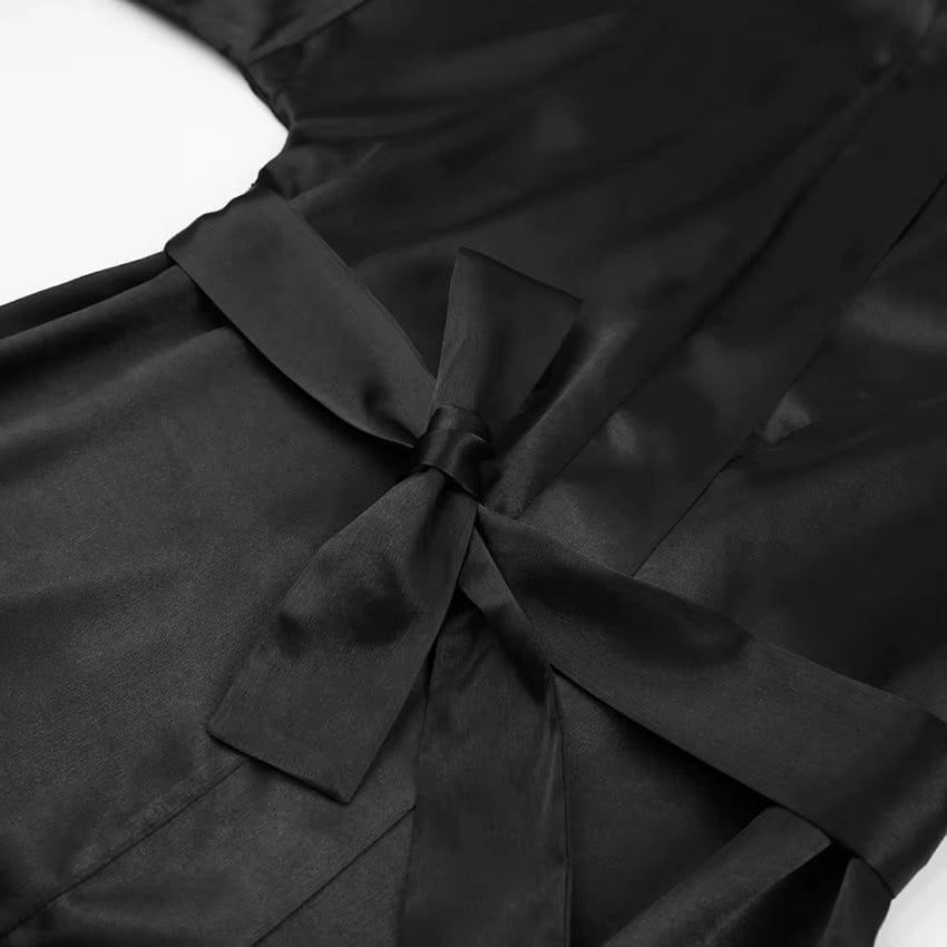 Peignoir Femme Satin Plumes