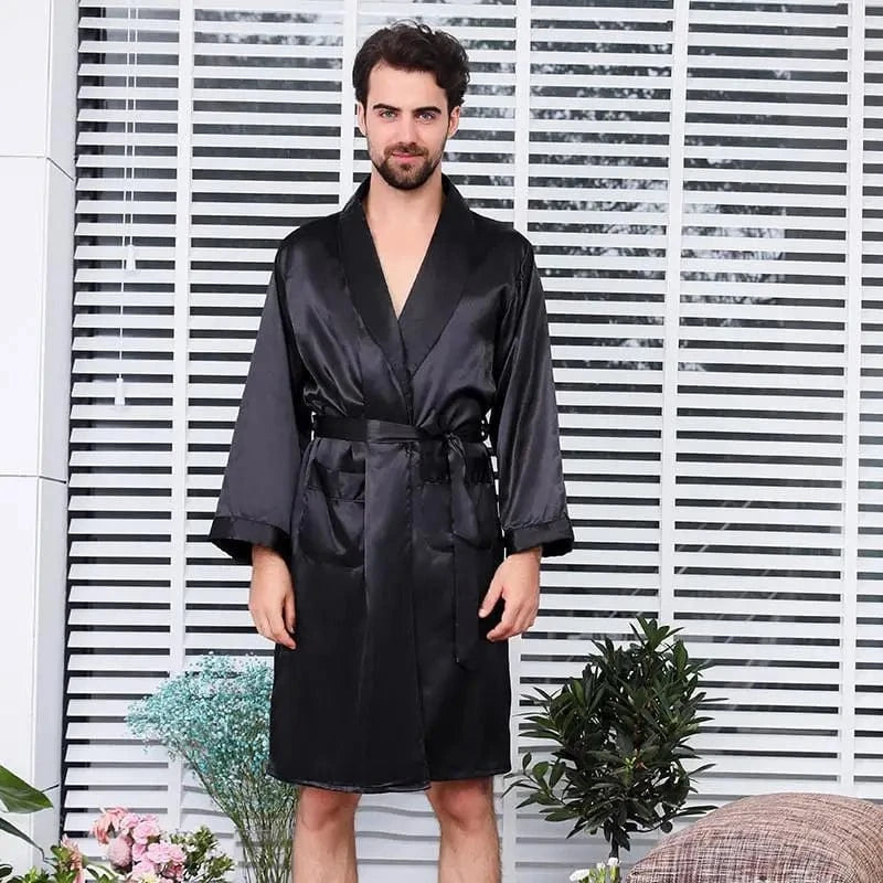Peignoir Homme Luxe Élégant