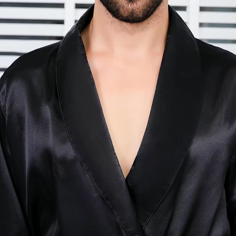 Peignoir Homme Luxe Imitation Soie