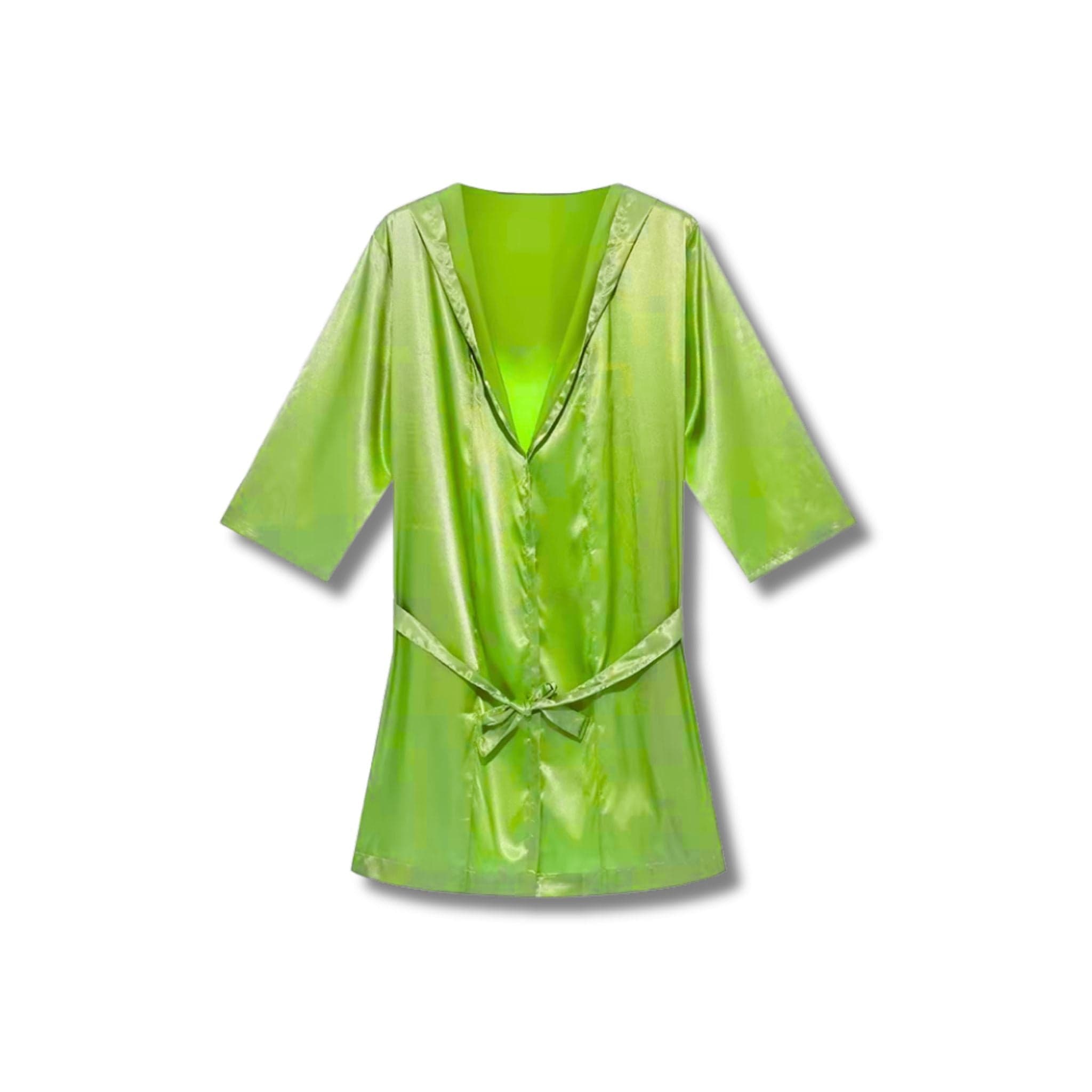 Peignoir Homme Luxe Satin Été