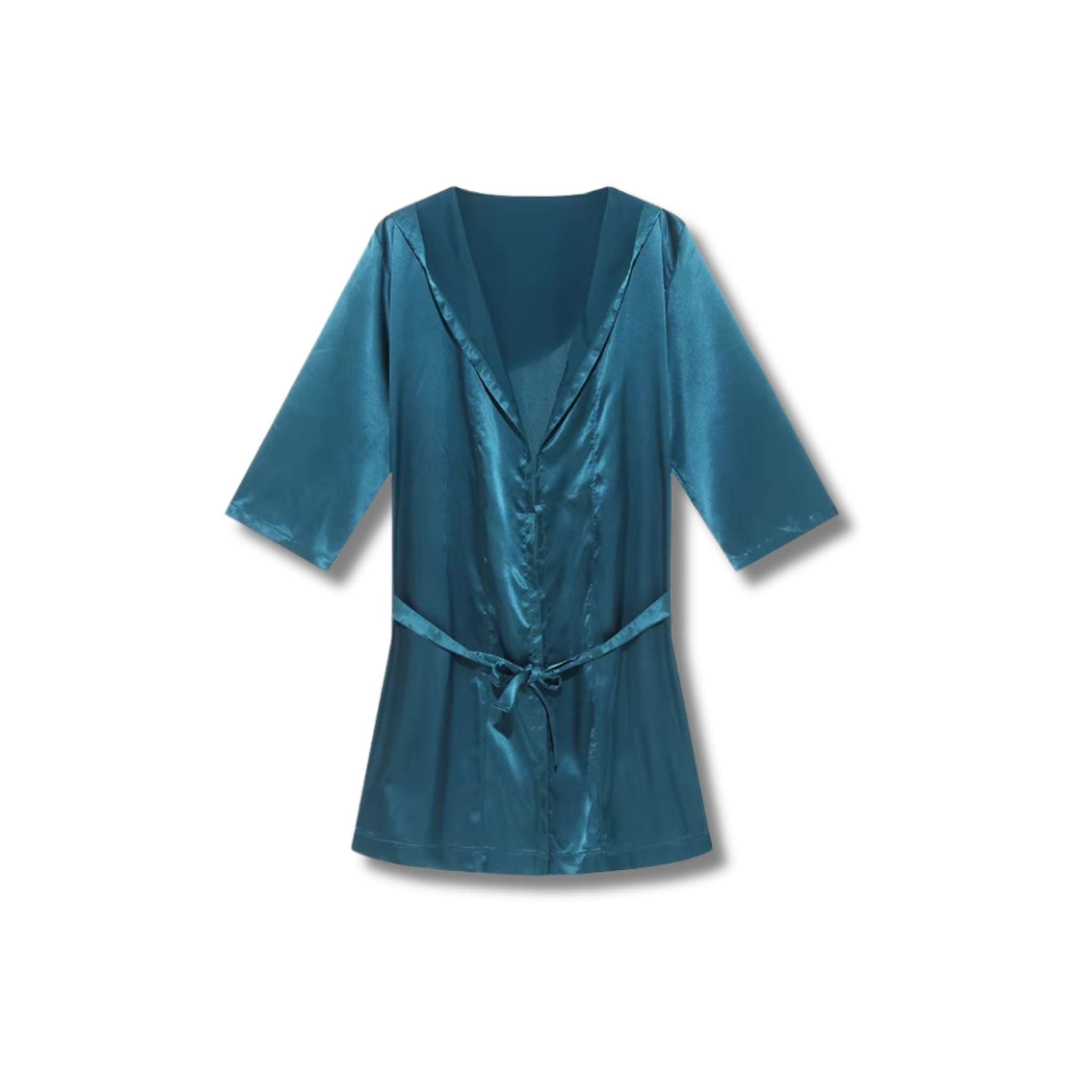 Peignoir Homme Luxe Satin Été