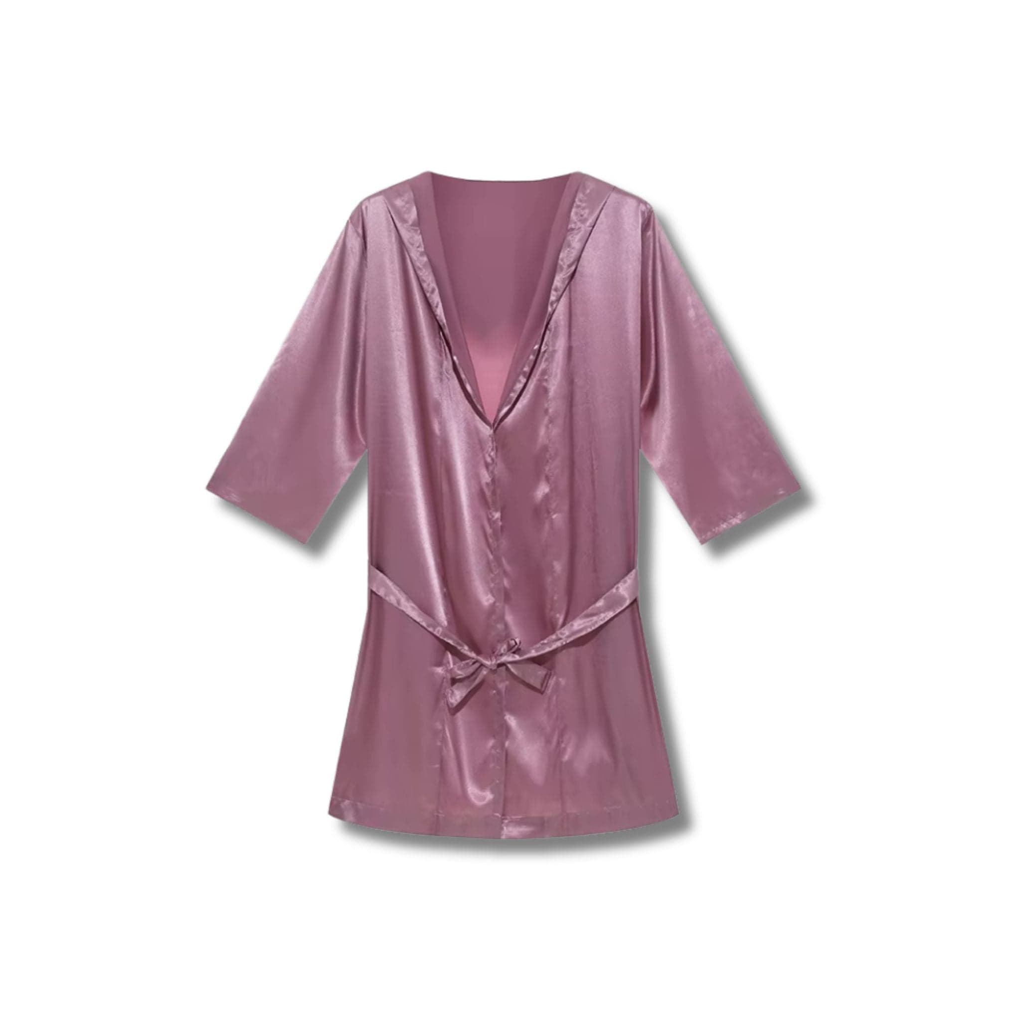 Peignoir Homme Luxe Satin Été