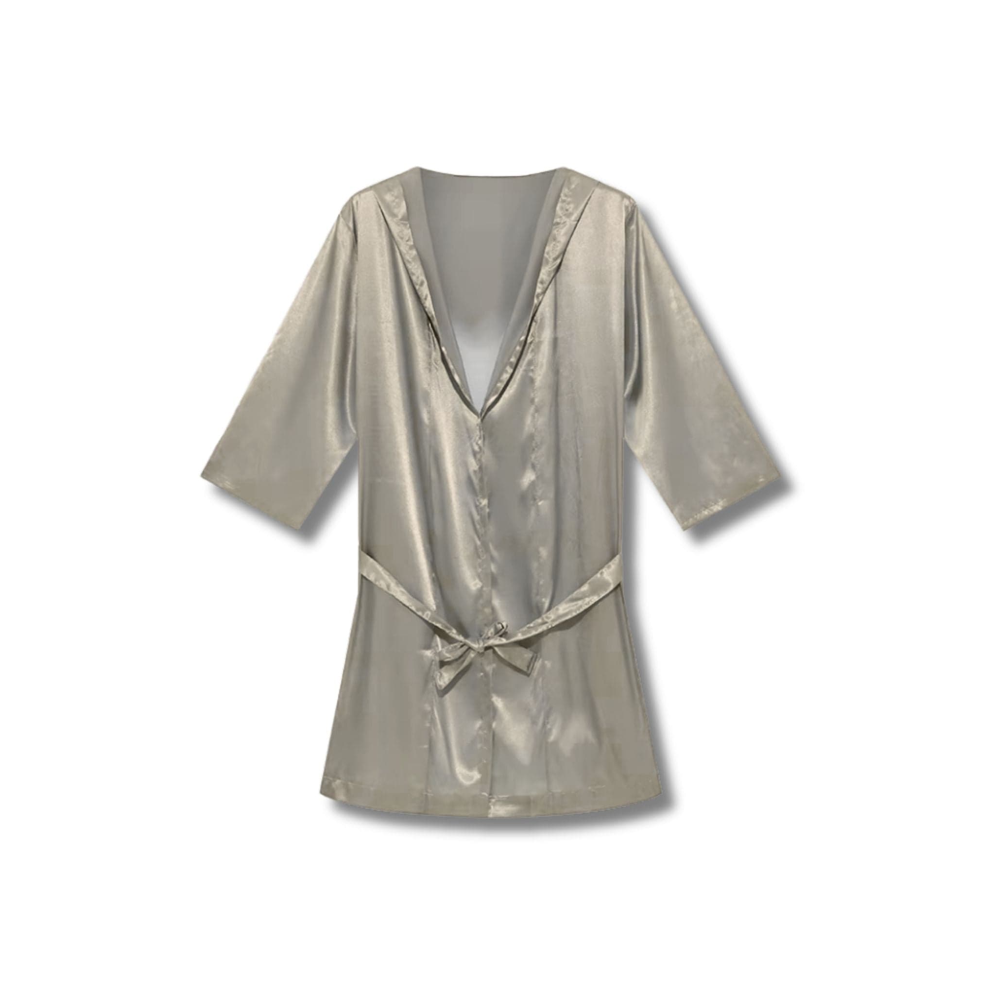 Peignoir Homme Luxe Satin Été