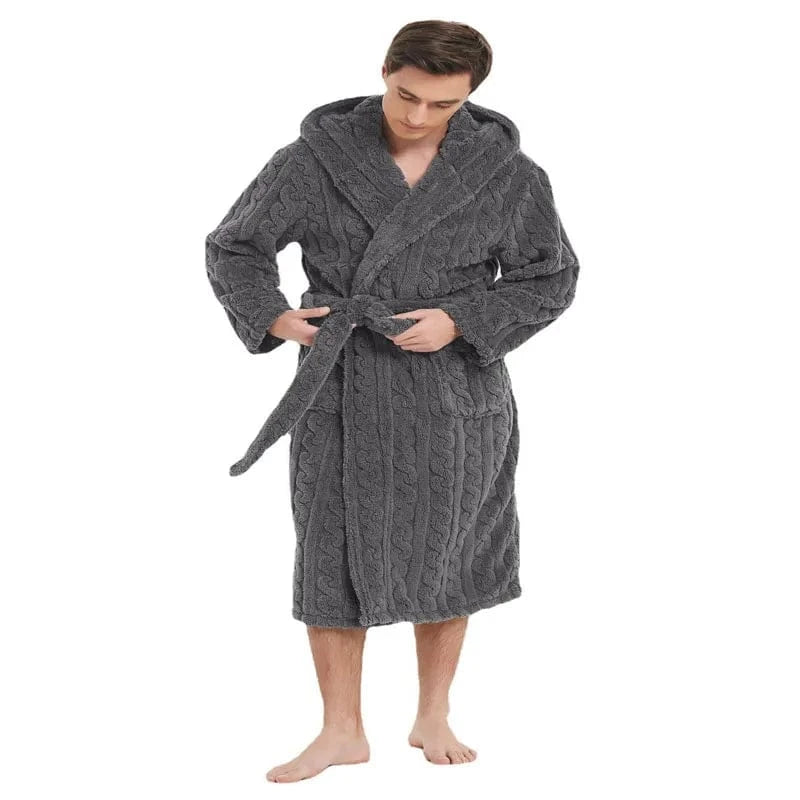 Peignoir Homme Polaire Capuche