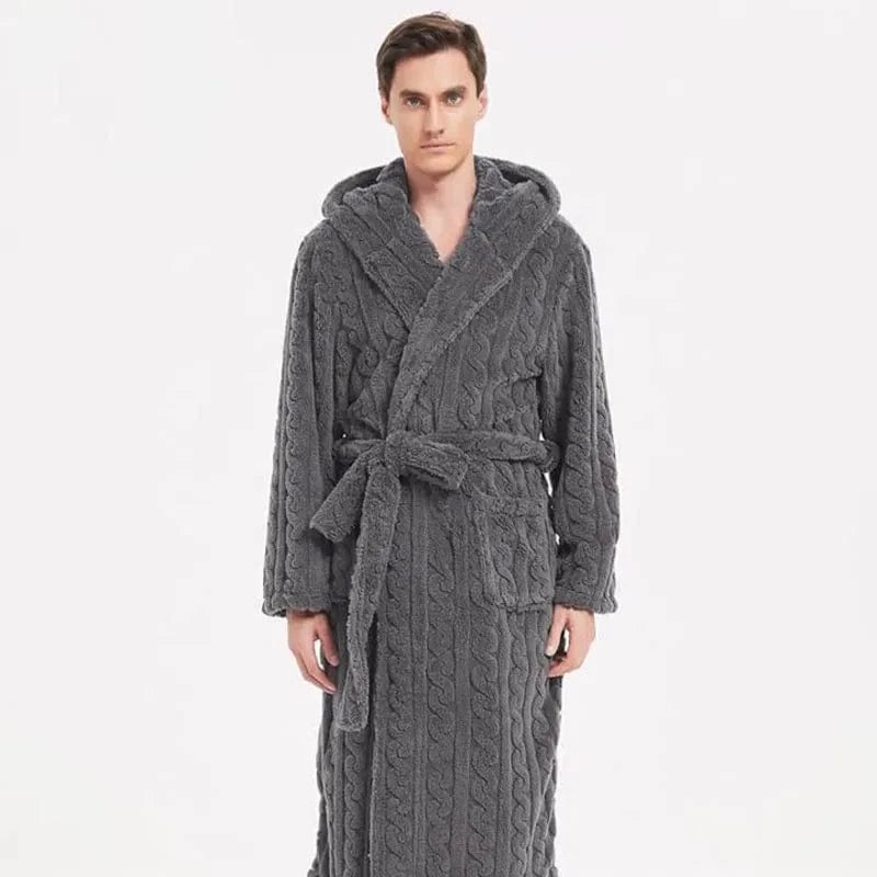 Peignoir Homme Polaire Capuche