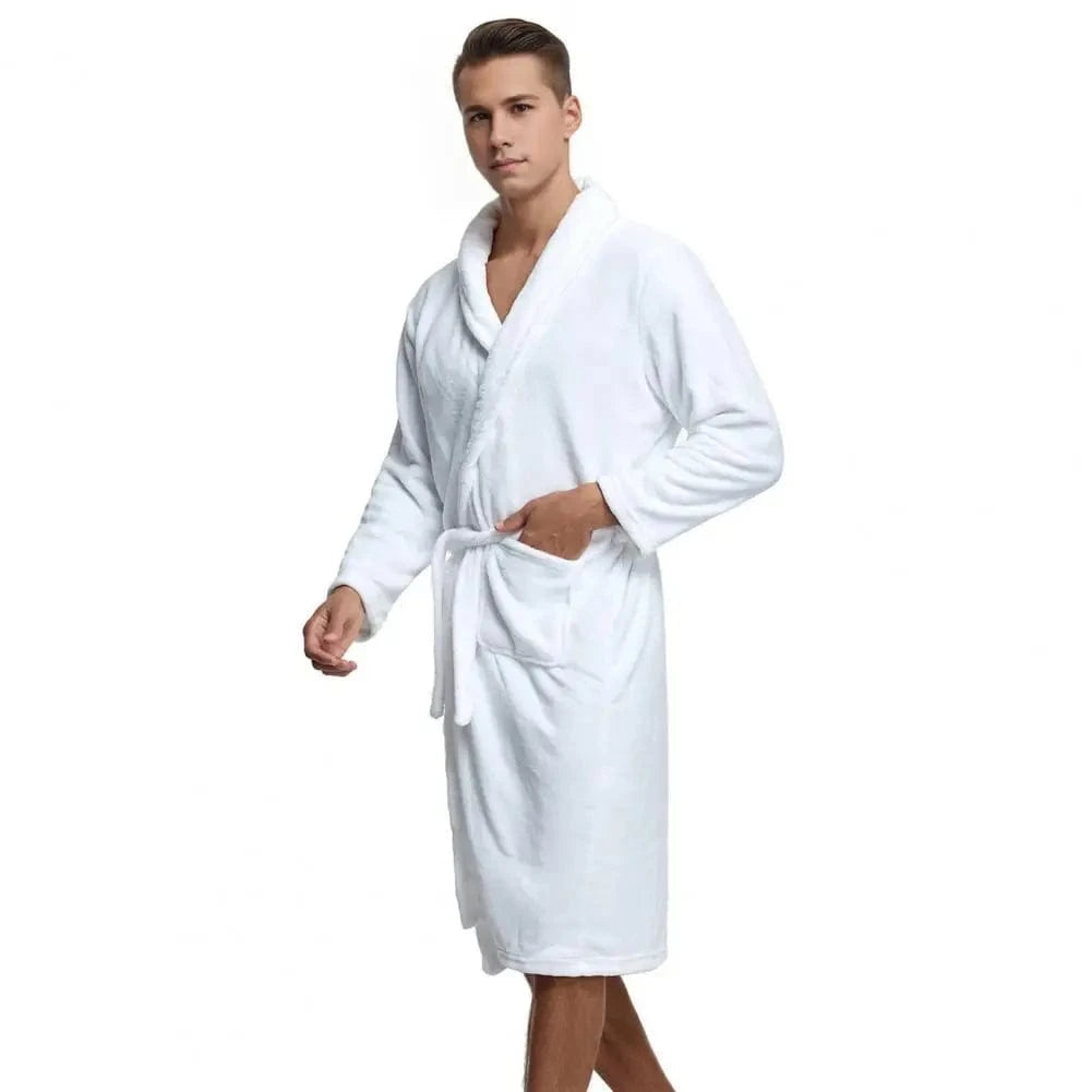 Peignoir Homme Polaire Mi-Long