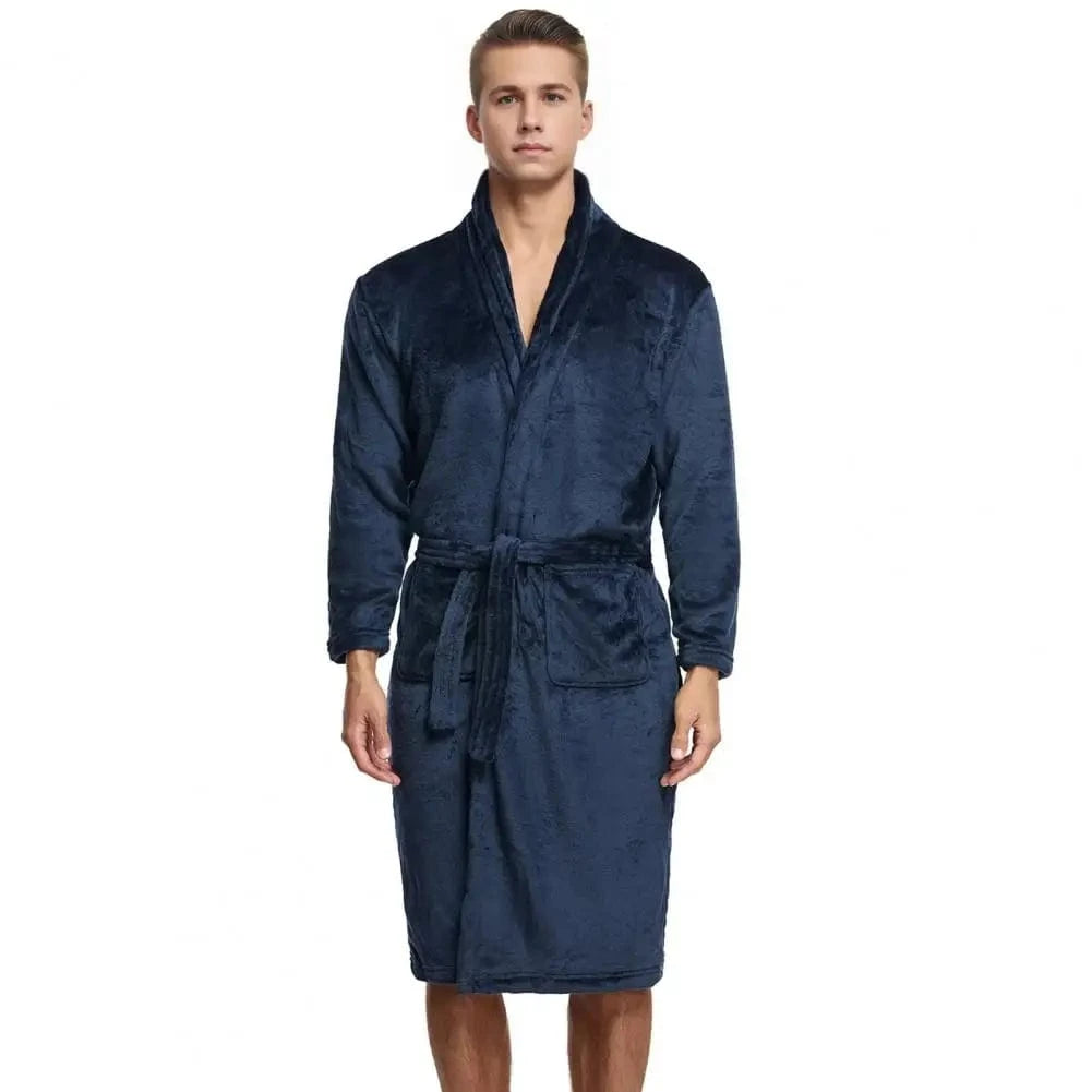 Peignoir Homme Polaire Mi-Long