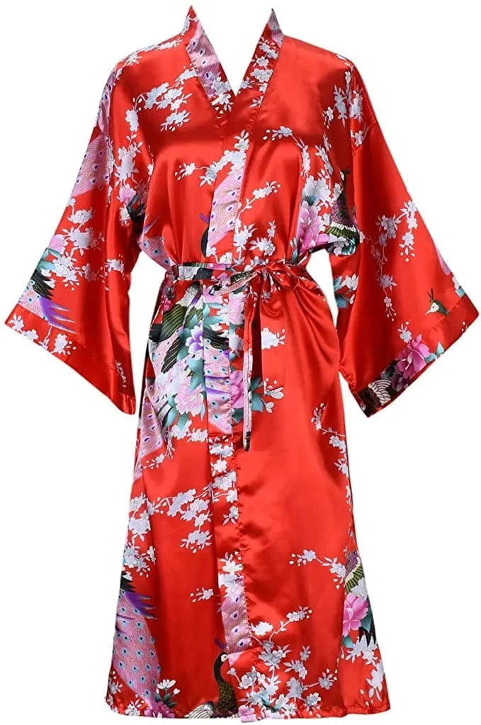 Peignoir Satin Femme Japonais