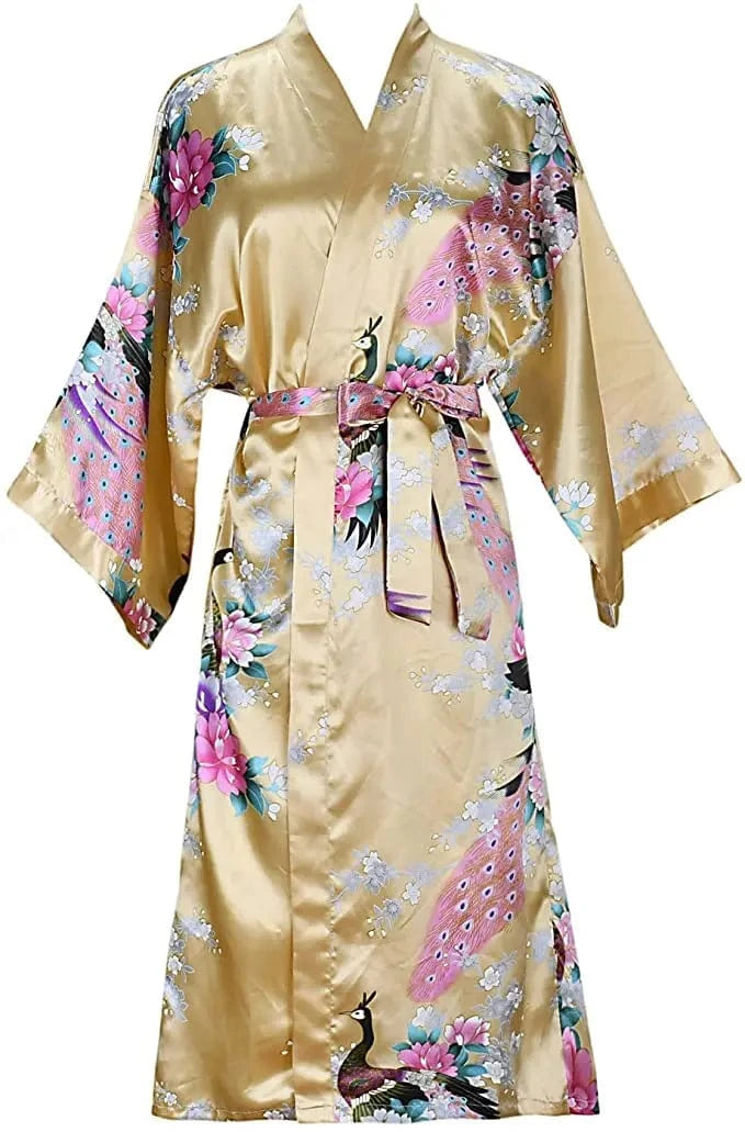 Peignoir Satin Femme Japonais