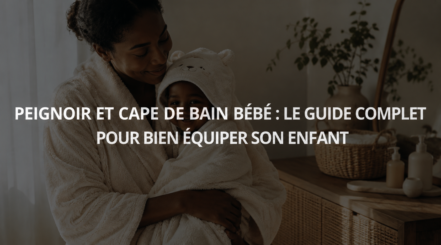 Peignoir et Cape de Bain Bébé : Le Guide Complet pour Bien Équiper son Enfant Image