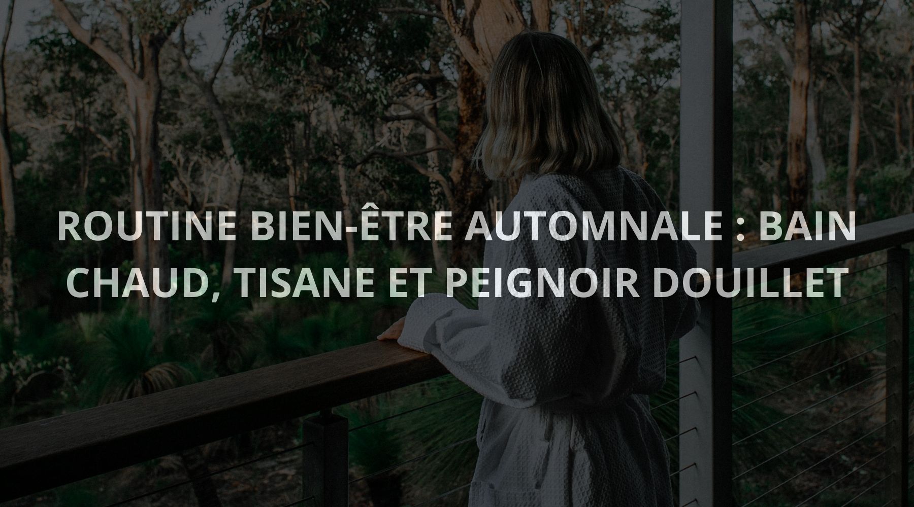 Rituel Bien-Être du Soir : Bain Chaud, Tisane et Peignoir Douillet Image