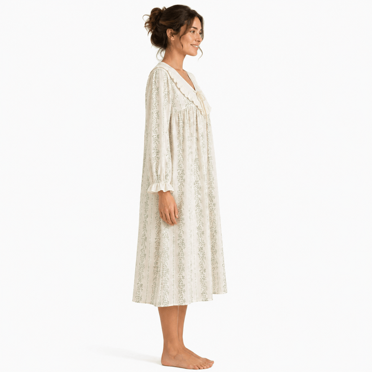 Robe de Chambre Femme Coton Vintage