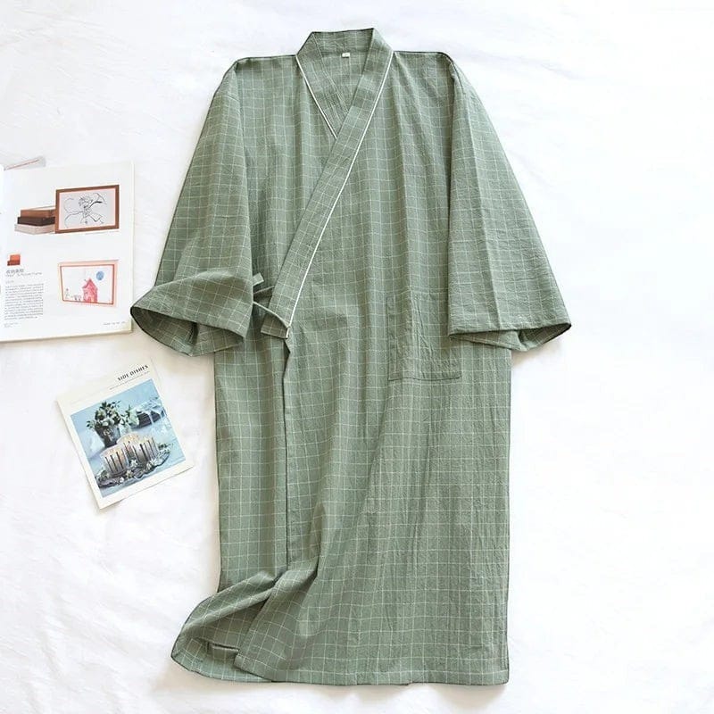 Kimono Femme Carreaux Léger