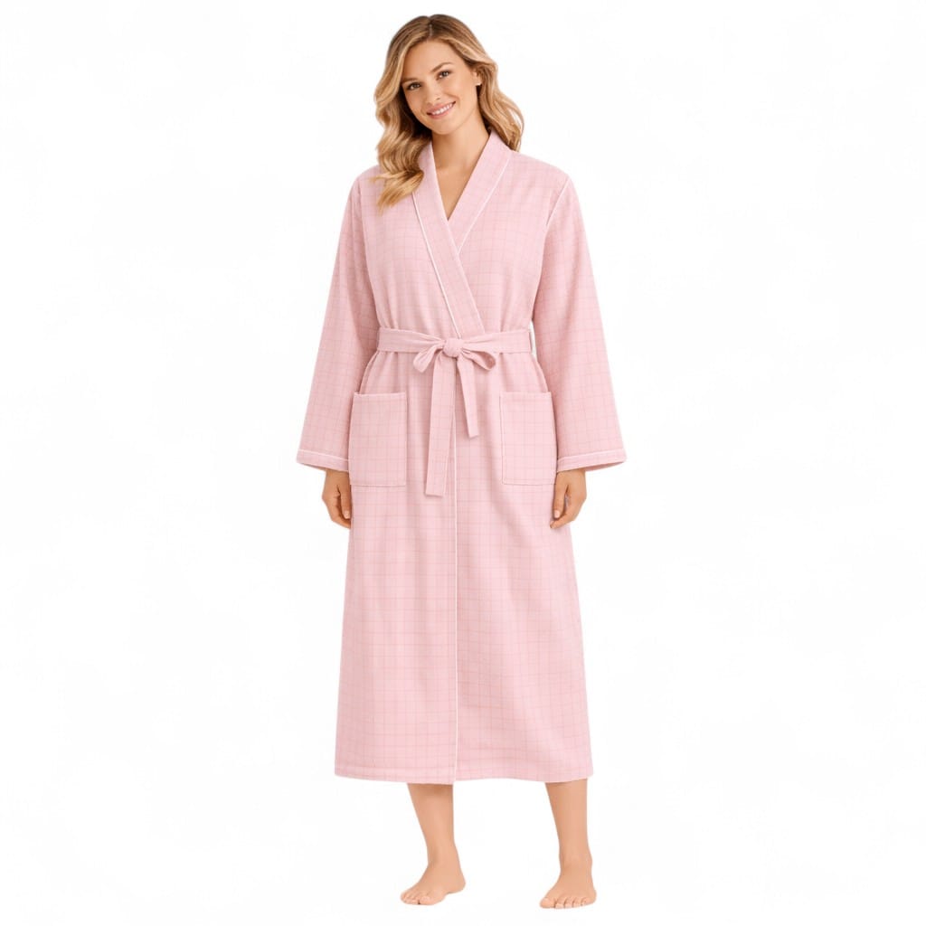 Kimono Femme Carreaux Léger