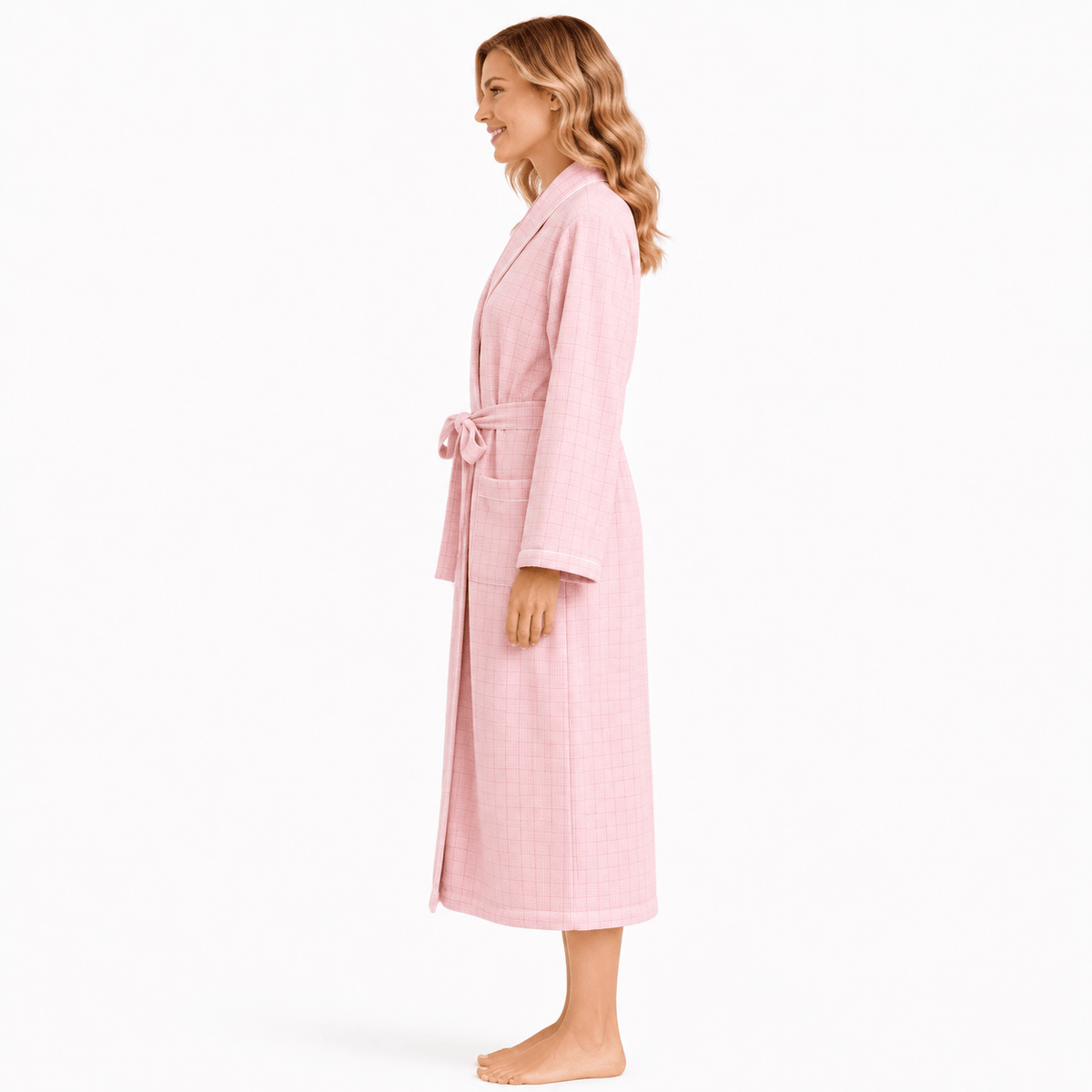 Kimono Femme Carreaux Léger