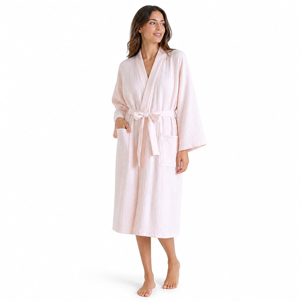 Kimono Femme Crêpe Uni Mi-saison