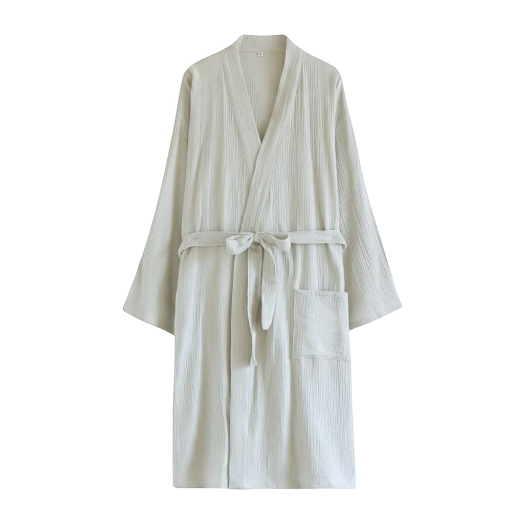 Kimono Femme Crêpe Uni Mi-saison