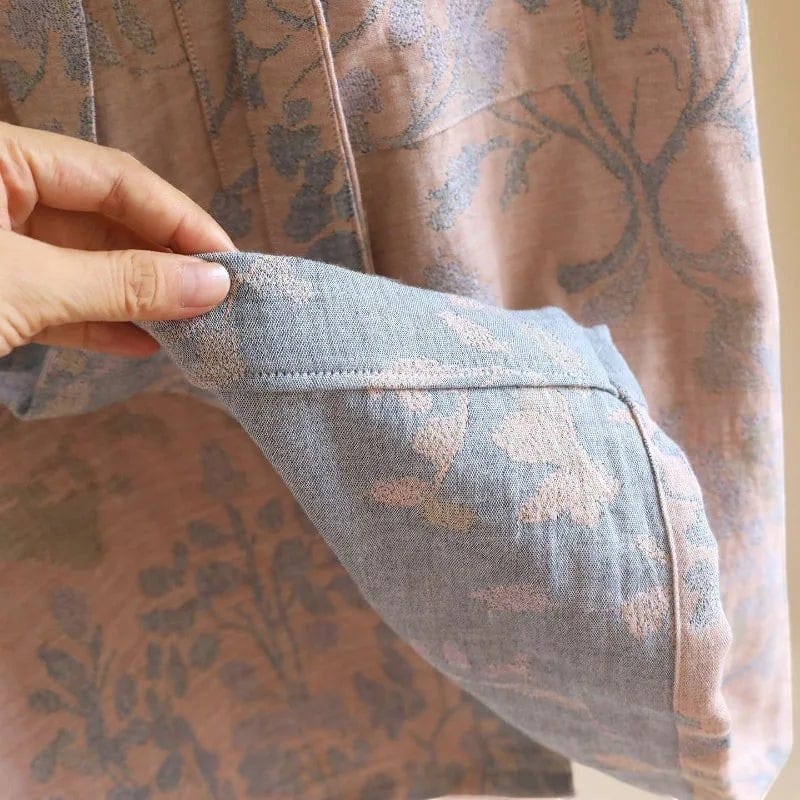 Kimono Femme Gaze Jacquard Image