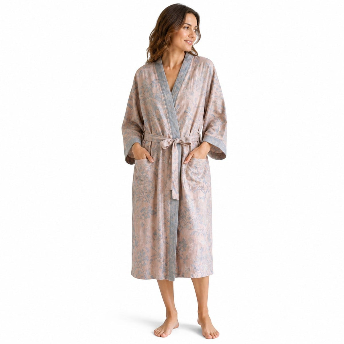 Kimono Femme Gaze Jacquard