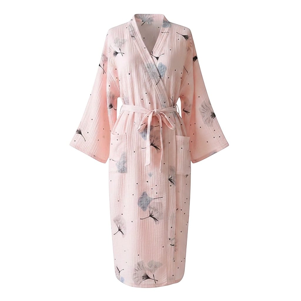 Kimono Femme Léger Motif Fleur