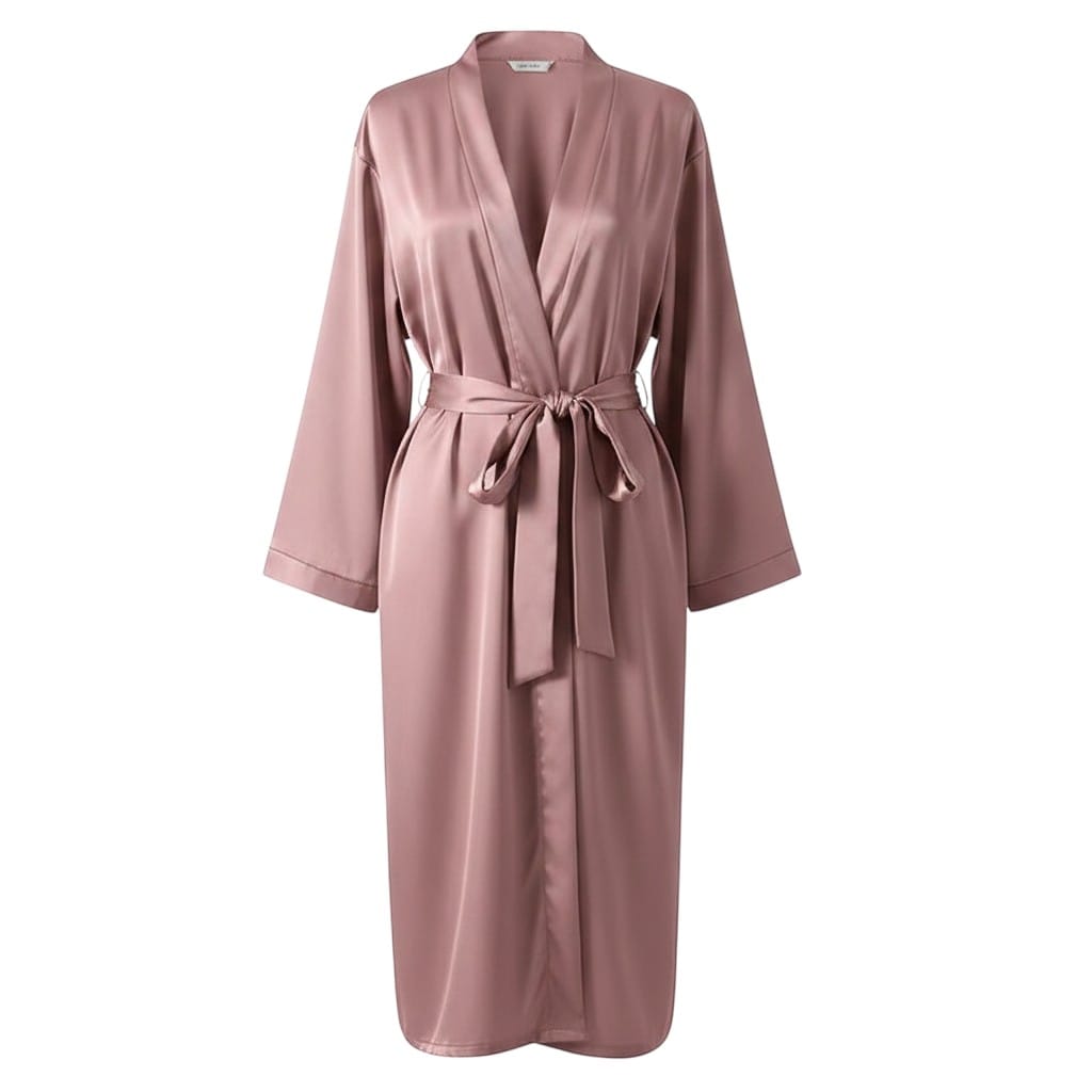 Kimono Femme Satin Court Élégant