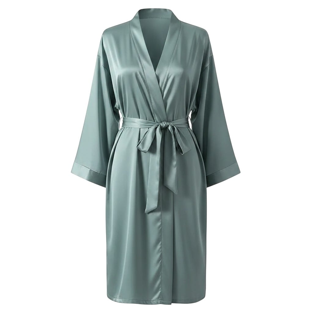 Kimono Femme Satin Court Élégant