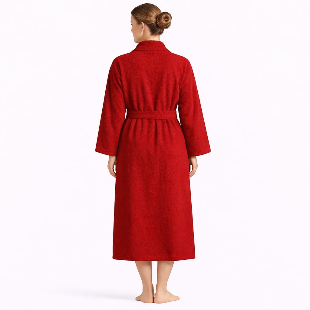 Kimono Femme Velours Long Hiver avec Ceinture
