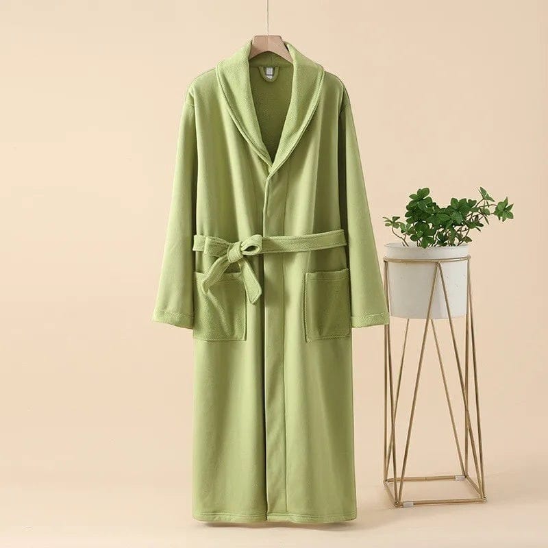 Kimono Femme Velours Long Hiver avec Ceinture