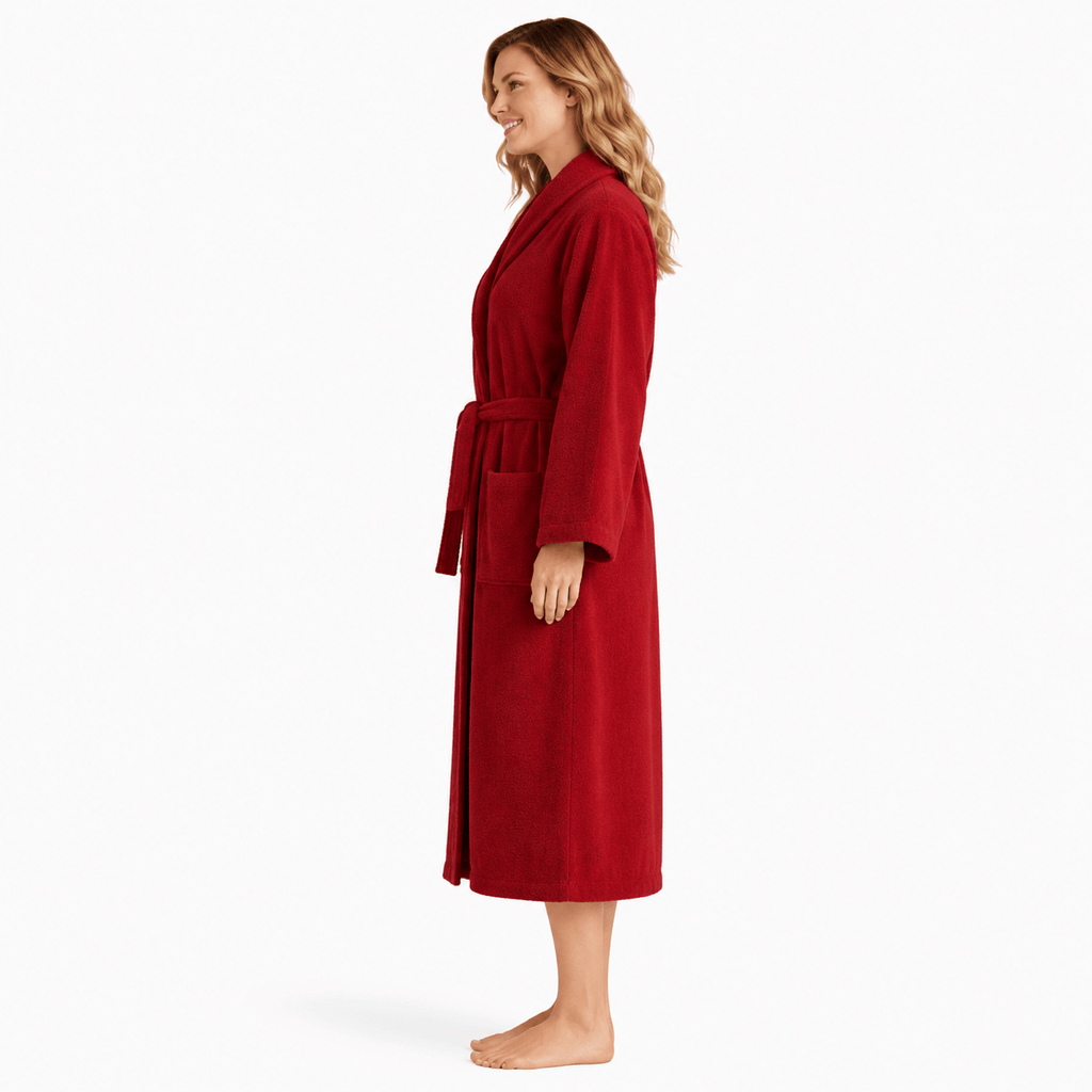 Kimono Femme Velours Long Hiver avec Ceinture