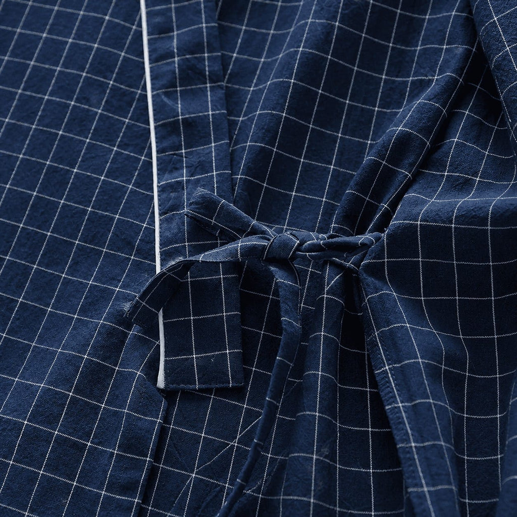 Kimono Homme Carreaux Léger