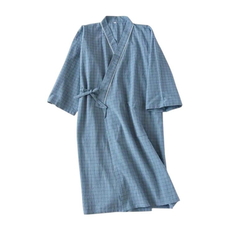 Kimono Homme Carreaux Léger