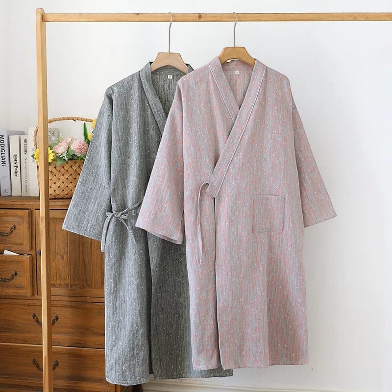 Kimono Homme Coton Gaze Design