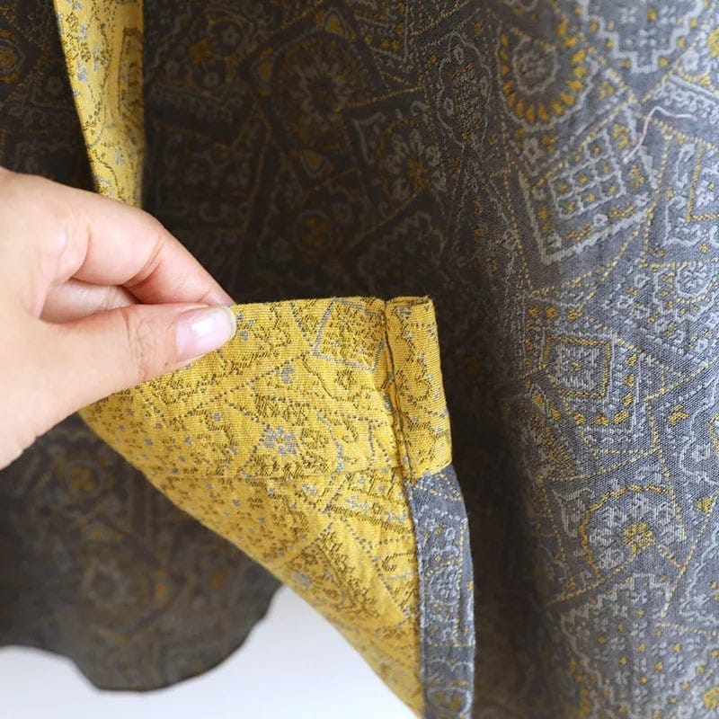 Kimono Homme Coton Jacquard avec Ceinture Image