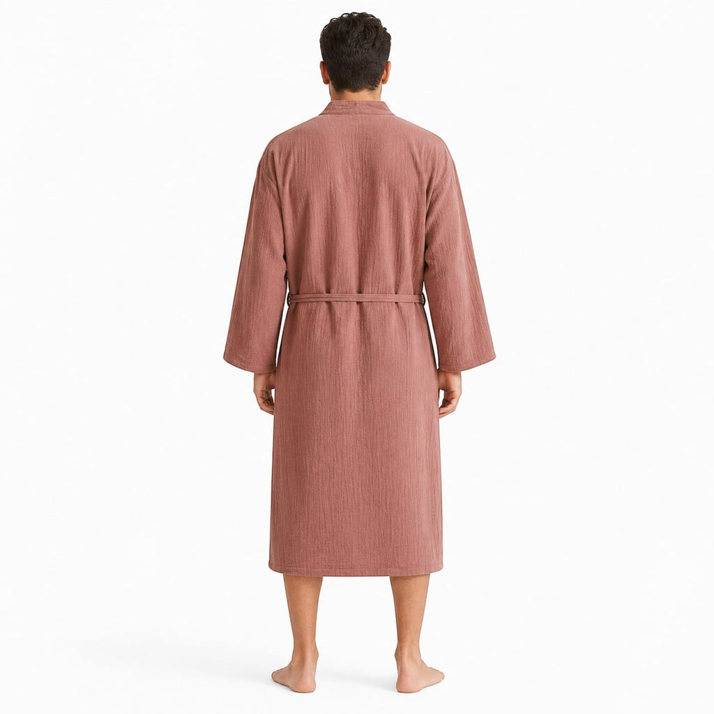 Kimono Homme Coton Léger avec Poches Mi-Saison