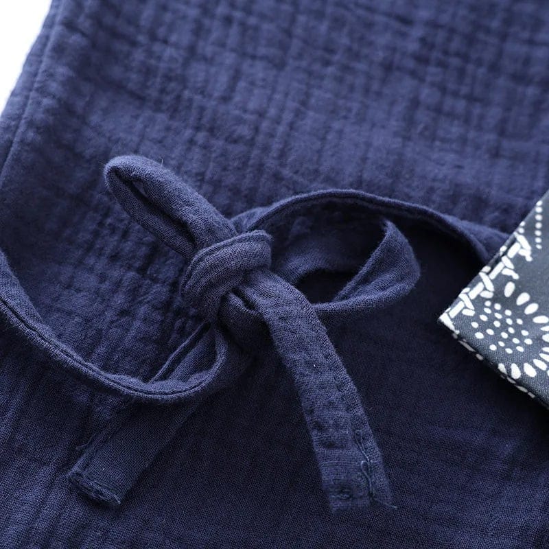 Kimono Homme Coton Léger Imprimé avec Poches Été