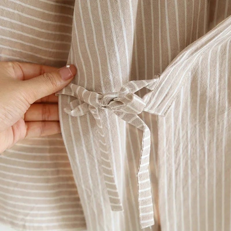Kimono Homme Long Rayé Léger