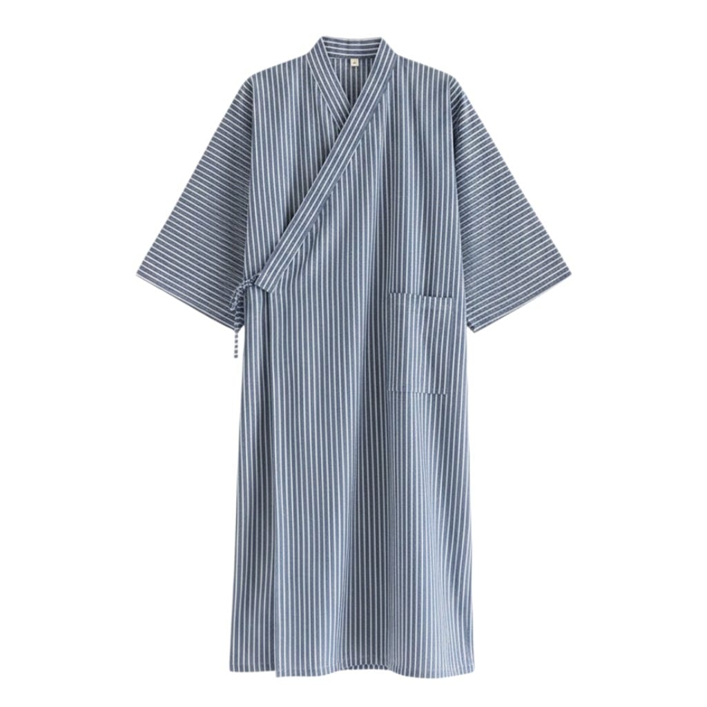 Kimono Homme Long Rayé Léger