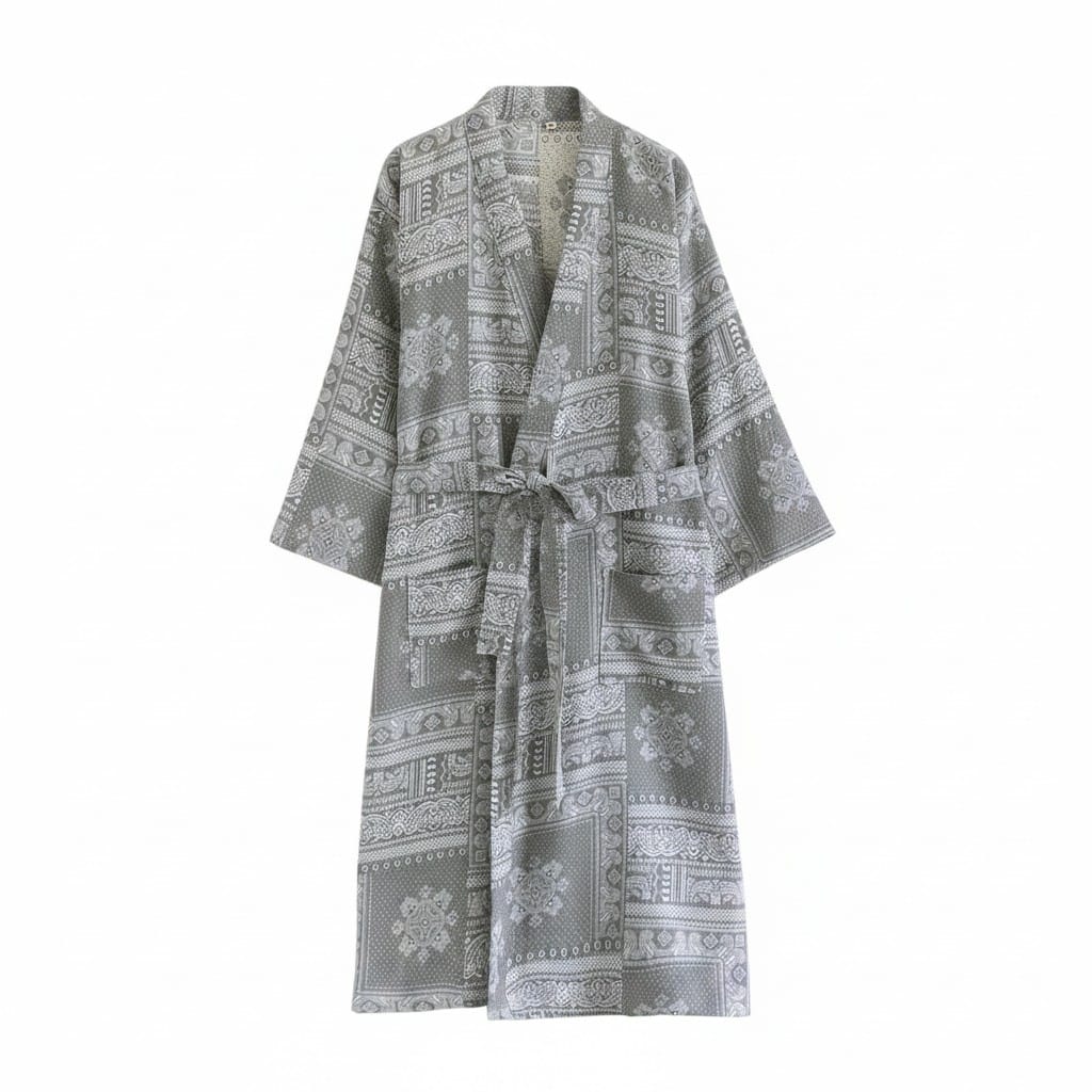 Kimono Homme Rétro Grande Taille