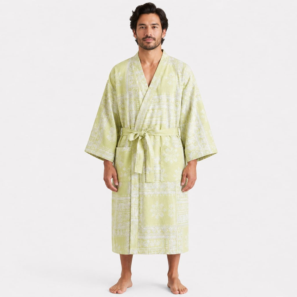 Kimono Homme Rétro Grande Taille
